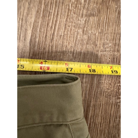 LRL LAUREN Jeans Co Classic Capri Green Pants SZ 16  35"waist‎ 21"inseam Vintage - Picture 7 of 8